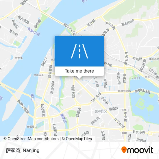 萨家湾 map