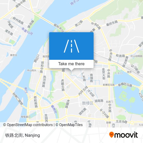 铁路北街 map
