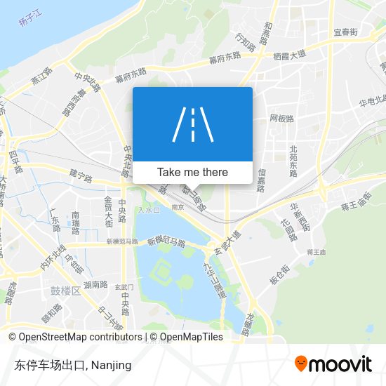 东停车场出口 map