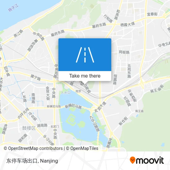东停车场出口 map