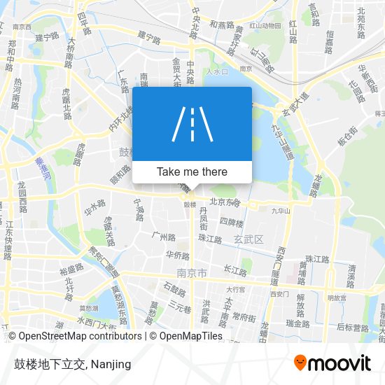 鼓楼地下立交 map