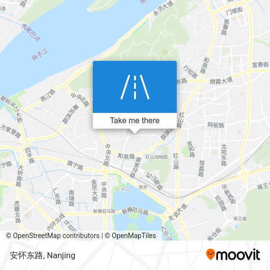 安怀东路 map