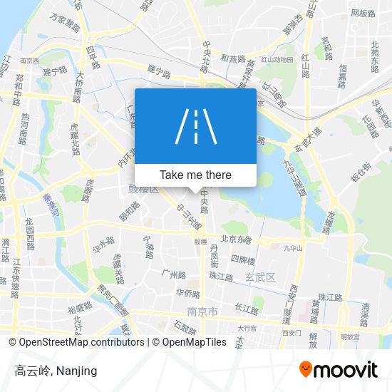 高云岭 map