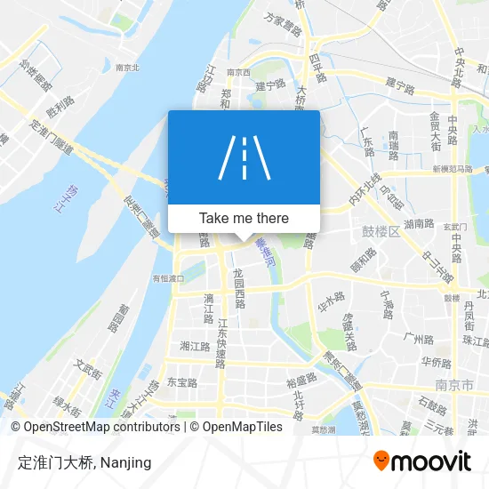 定淮门大桥 map