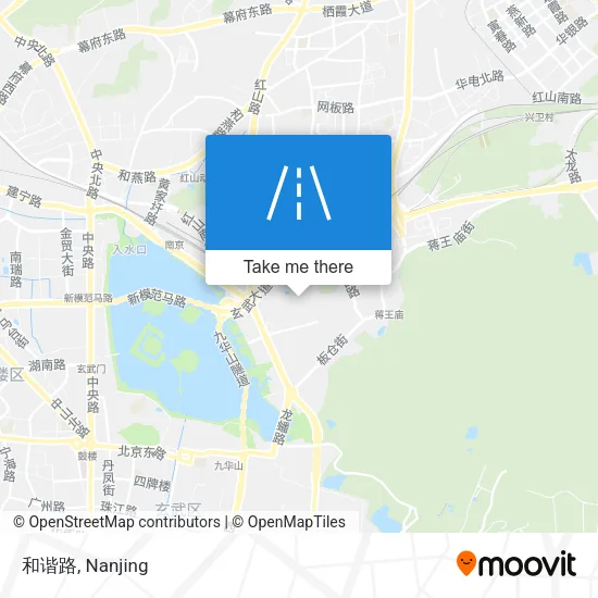和谐路 map