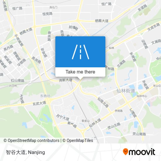 智谷大道 map
