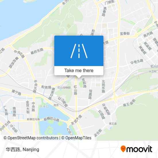 华西路 map