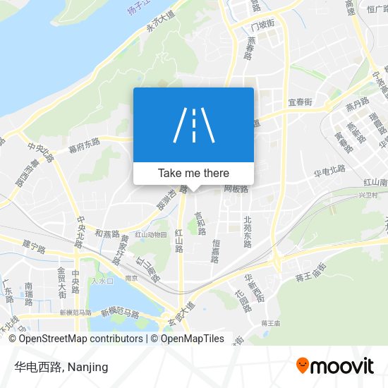 华电西路 map