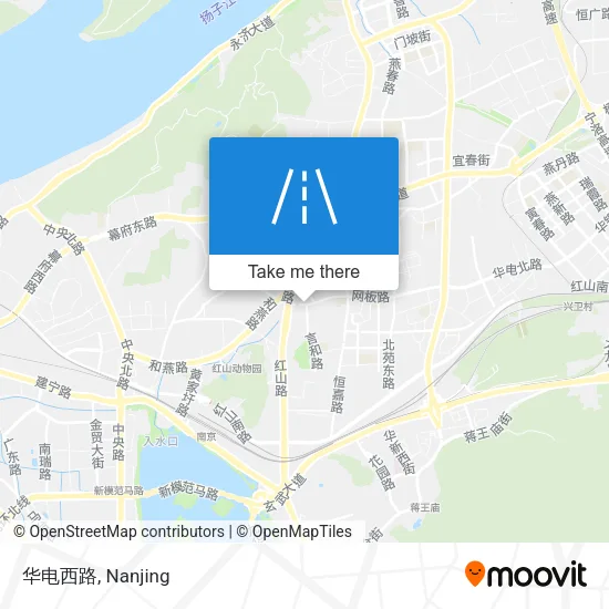 华电西路 map