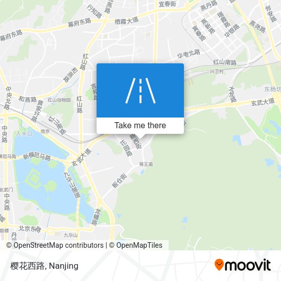 樱花西路 map