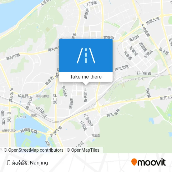 月苑南路 map