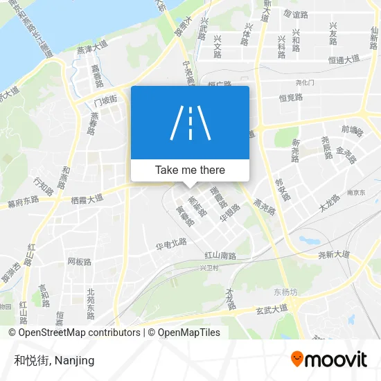 和悦街 map