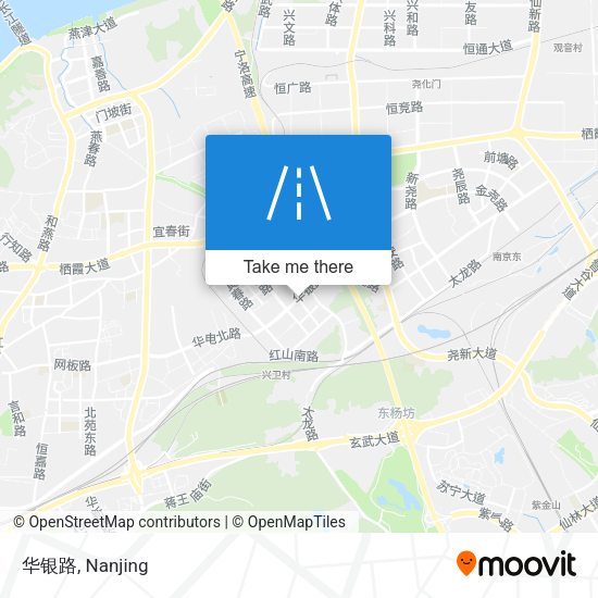 华银路 map