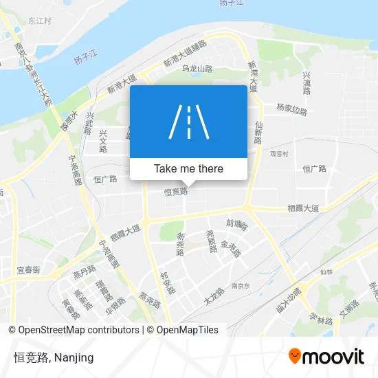 恒竞路 map