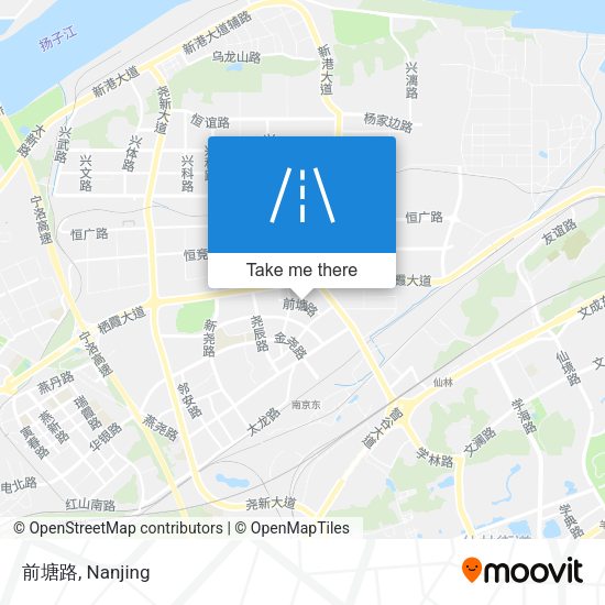 前塘路 map