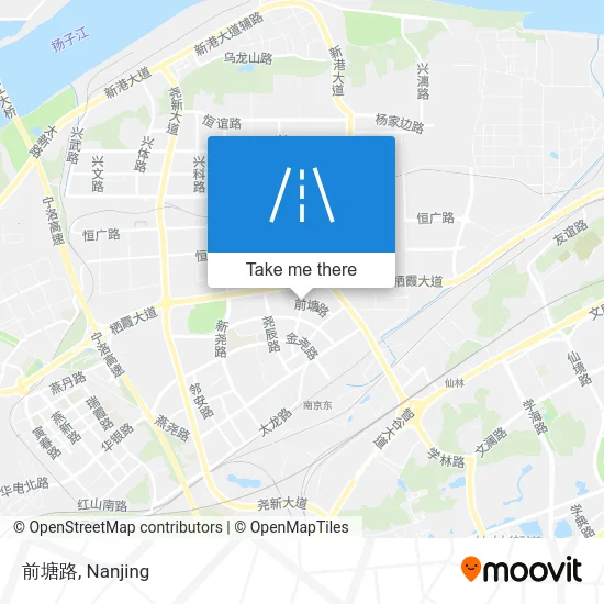 前塘路 map