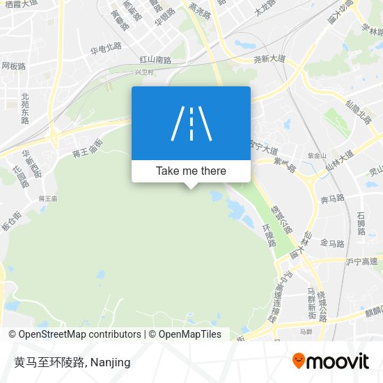 黄马至环陵路 map