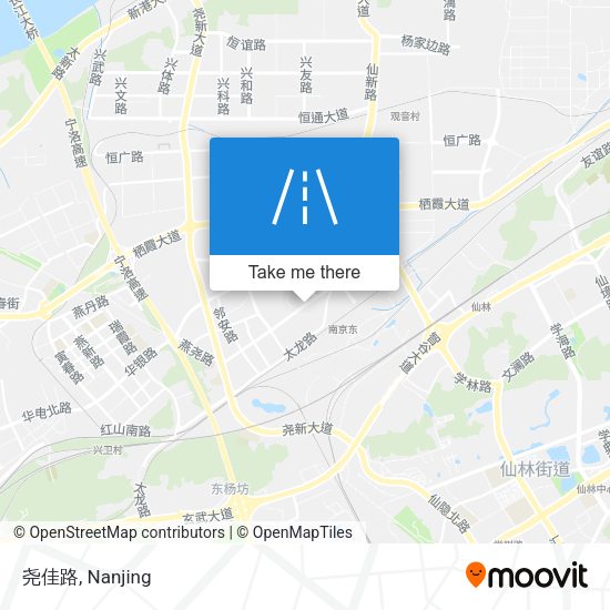 尧佳路 map