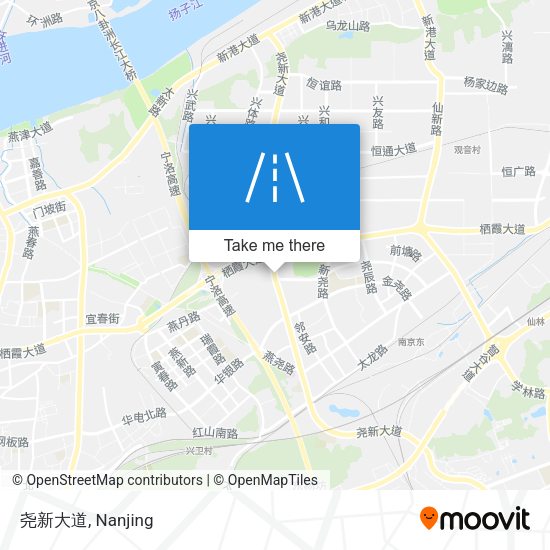 尧新大道 map