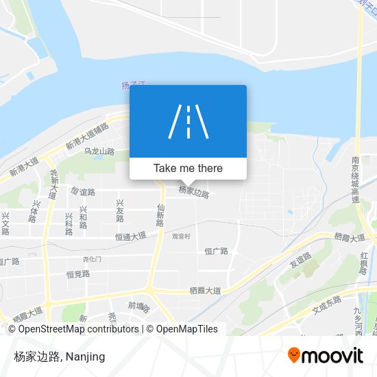 杨家边路 map