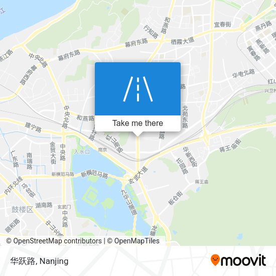华跃路 map