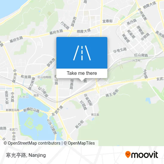 寒光亭路 map