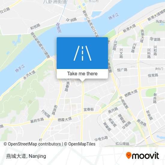 燕城大道 map