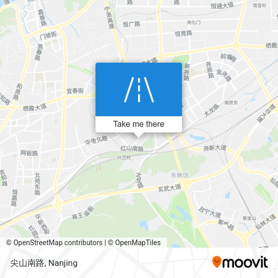 尖山南路 map