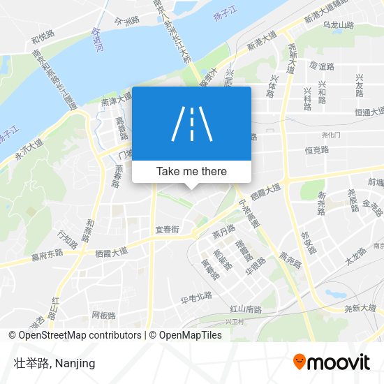 壮举路 map