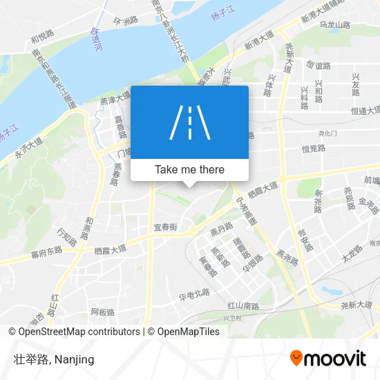 壮举路 map