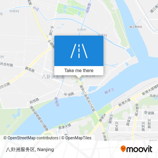 八卦洲服务区 map