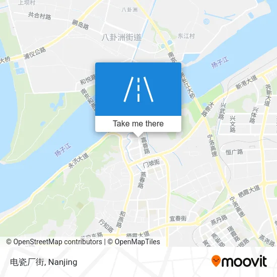 电瓷厂街 map