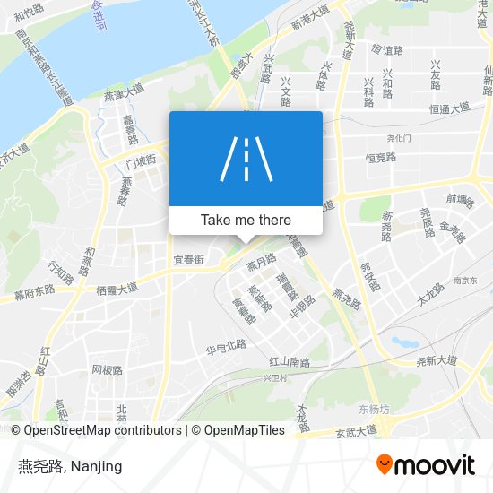 燕尧路 map