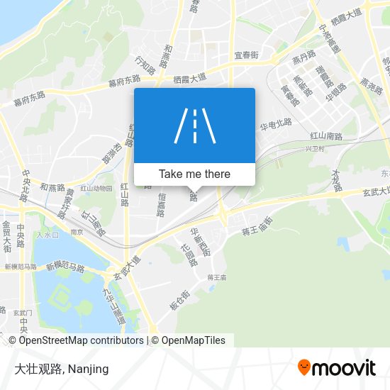 大壮观路 map