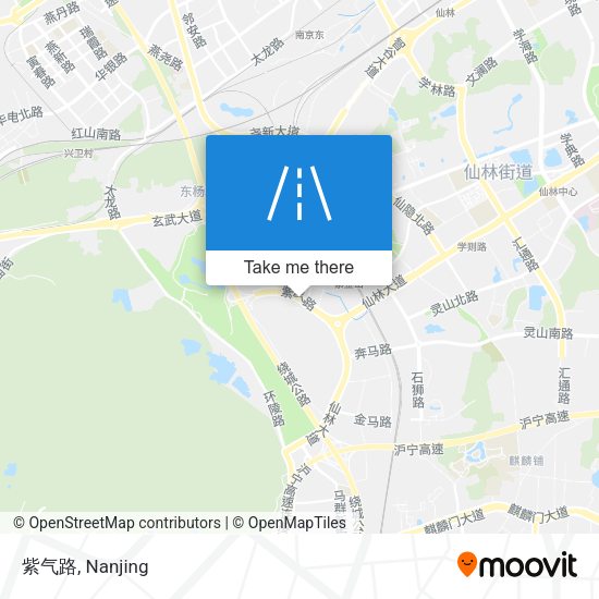 紫气路 map