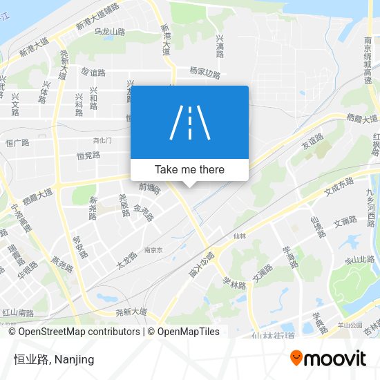 恒业路 map