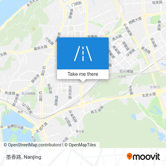 墨香路 map