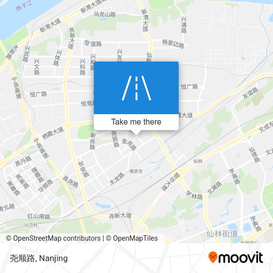 尧顺路 map