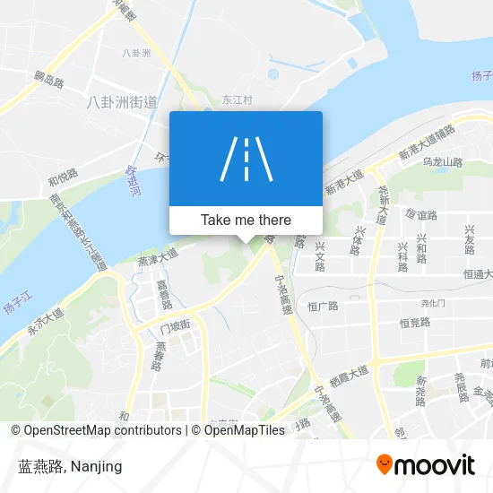 蓝燕路 map