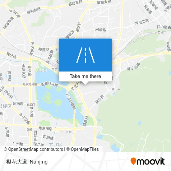 樱花大道 map