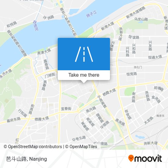 芭斗山路 map