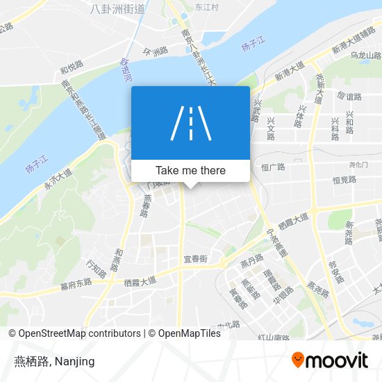 燕栖路 map