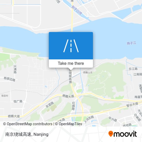 南京绕城高速 map