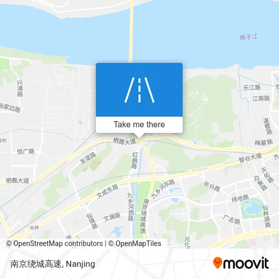 南京绕城高速 map