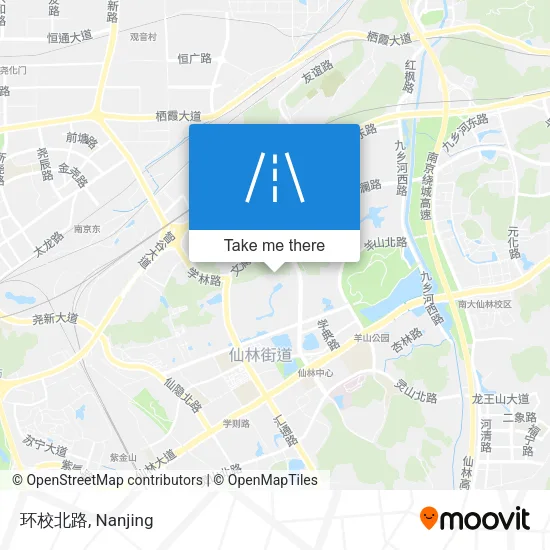 环校北路 map