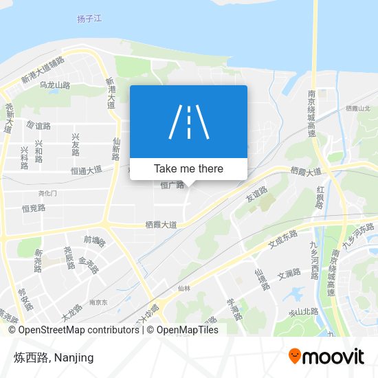 炼西路 map