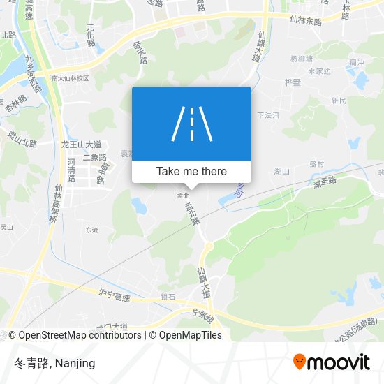 冬青路 map
