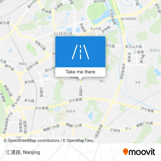 汇通路 map