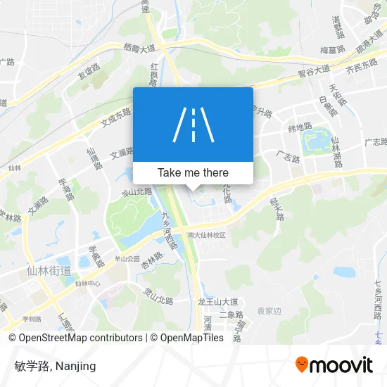 敏学路 map