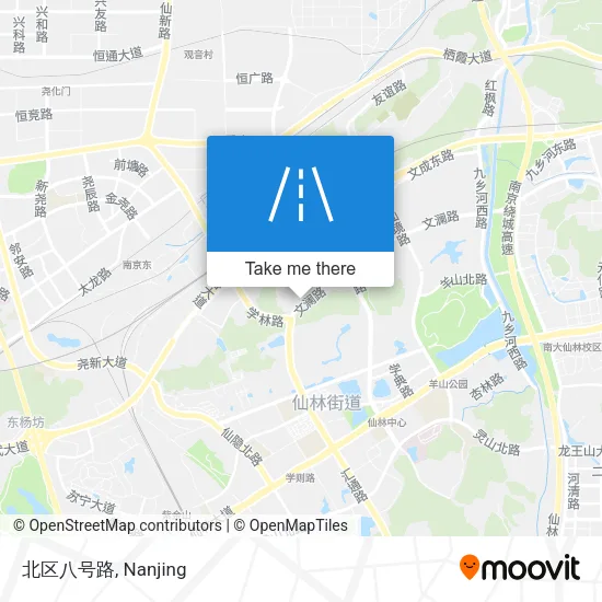 北区八号路 map